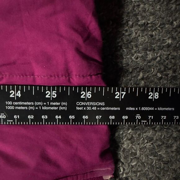 Columbia Sportswear Women’s Jacket L Purple Faux Fur Lined Omni-Heat Coat - Picture 6 of 6